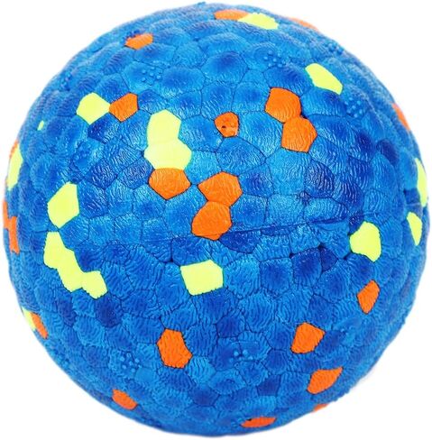 Large Indestructible Dog Balls for Aggressive Chewers, E-TPU Durable Fetch Balls for Large Medium Dogs, Outdoor Indoor, Pool Play, Puppy Birthday Gifts, (3 Inch, Pack of 3) in Saudi Arabia