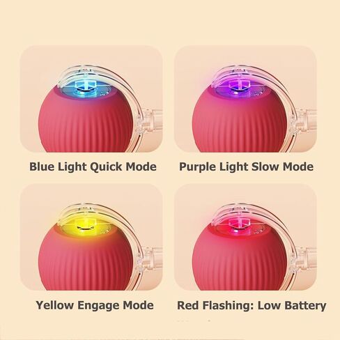 Interactive Electric Ball for Cats and Dogs – USB Rechargeable Automatic Chase Toy with Speedy Tail, Self-Playing Moving Pet Toy to Keep Them Busy. Ideal for Bored Indoor Cats & Anti-Boredom (Blue) in Saudi Arabia
