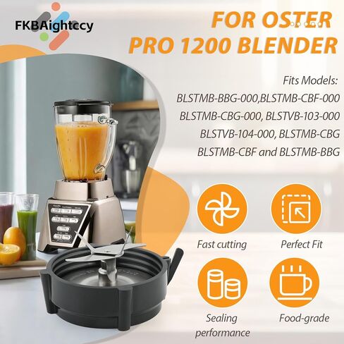 لأجزاء استبدال خلاط Oster Pro 1200 164160 شفرات خلاط من الفولاذ المقاوم للصدأ 179854-000-000 غطاء سفلي لجرة الخلاط 182341-000-842 جوانات مطاط السيليكون in Kuwait