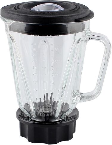 Anbige Replacement Parts 5-cups Glass Jar with Blade and Collar,Compatible with Hamilton Beach Blender 58146J, 53521FG, 59149C in Kuwait