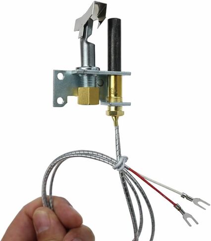 Meter Star LP/NG Pilot Burner Assembly with 36" Thermopile, Compatible with Robertshaw 700-506 Gas Valve, Cecilware, Frymaster, Lennox & Vulcan Fryers in Kuwait