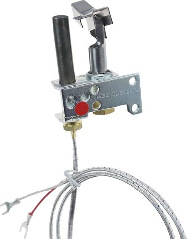 Meter Star LP/NG Pilot Burner Assembly with 36" Thermopile, Compatible with Robertshaw 700-506 Gas Valve, Cecilware, Frymaster, Lennox & Vulcan Fryers in Kuwait
