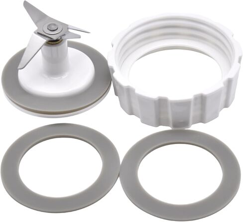 Blade Gasket Blender Base Bottom Cap and 3 Rubber O Ring Sealing Gaskets Blade Replacement for Hamilton Beach Blender Replacement Mixer Parts Screw Cap and Rubber Gasket, Blade Gasket, Screw Cap in Kuwait