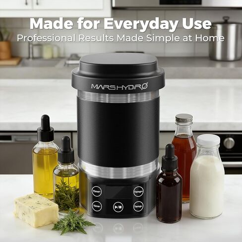 MARS HYDRO 2-in-1 Herb Decarboxylator and Infuser, Herbal Oil Butter Tincture Maker with Temp and Time Control, Decarboxylation and Infusion Machine in Kuwait