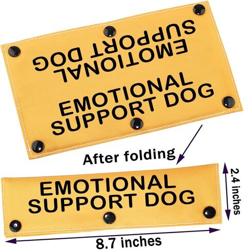 PWHAOO Emotional Support Dog Leash Sleeve ESA Dog Leash Sleeve Service Dog Leash Wrap (Emotional Sleeve) in Kuwait