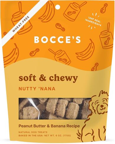 مجموعة متنوعة من وصفات مخبوزات مخبز Bocce لعلاج الكلاب - ملفات تعريف الارتباط الطبيعية والخالية من القمح الناعمة والمطاطية والبسكويت ومكافآت التدريب المصنوعة من مكونات حقيقية ومخبوزة في الولايات المتحدة الأمريكية - حزمة من 4 قطع in Kuwait