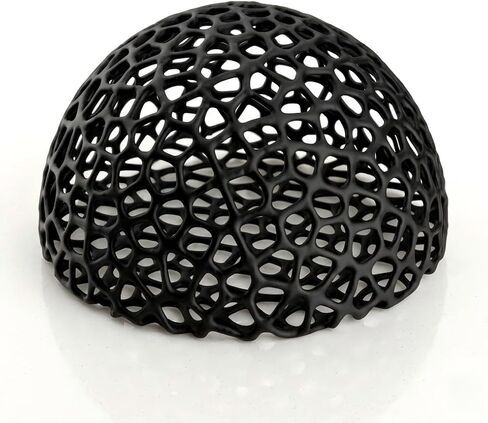 JIJI&ZEZE Anti-Predation Shrimp Hideout Dome, Black Honeycomb Lattice Aquarium Shelter Cave, Safe Breeding & Molting Hideaway for Small Fish, Shrimp Fry, Fish Tank Decor Ornament in Kuwait