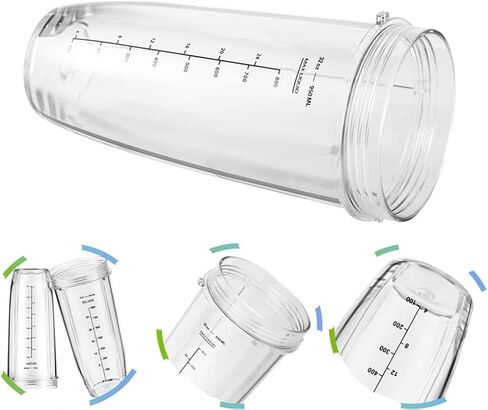 2 عبوة من أغطية فوهة الكوب بوزن 32oz لخلاطات سلسلة Nutri Ninja Auto IQ BL450 BL454 BL456 BL480 BL481 BL482 BL490 BL640 BL642 BL680 BL687 G_APOK in Kuwait