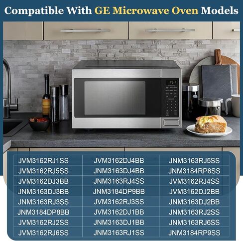 WB34X25406 Microwave Vent Grille Compatible with GE Models JNM3163DJ1BB, JNM3163RJ1SS, JNM3184DP8BB, JNM3184RP8SS, JVM3162RJ1SS, Microwave Vent Kit Replaces AP6040821, 4465386, PS11774030, EAP11774030 in Kuwait