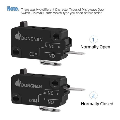 KW3AT-16 Microwave Oven Door Switch 16A 125/250 V Door Interloc, Compatible with KW3A, KW3A-16 (Normally Open and Normally Closed) in Kuwait