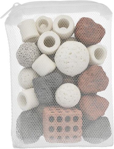 10 Pcs Aquarium Media Bag 6" X 4" Reusable Filter Bags for Fish Tank Fine Mesh Bags with Zipper for Fine Resins Filter in Kuwait