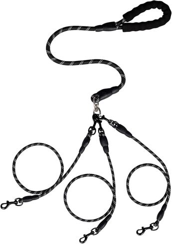 3 Dog Leash，360 ° Rotating Anti Entanglement Dog Leash, Suitable for Carrying Multiple Beloved Dogs for Travel in Kuwait