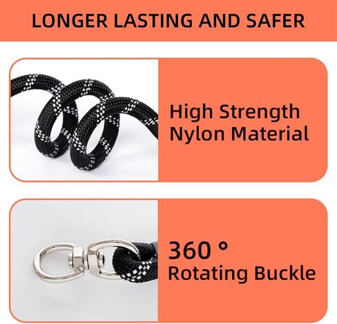 3 Dog Leash，360 ° Rotating Anti Entanglement Dog Leash, Suitable for Carrying Multiple Beloved Dogs for Travel in Kuwait