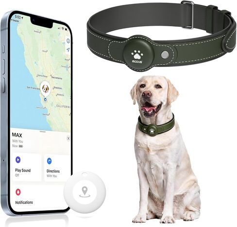 جهاز تعقب GPS للكلاب، طوق ذكي للحيوانات الأليفة 2 في 1 (iOS فقط)، طوق كلب مقاوم للماء بدون رسوم شهرية مع تتبع في الوقت الفعلي، مضاد للفقد، جهاز تعقب GPS ببطارية طويلة 365 يومًا لجميع أحجام الكلاب (يتضمن محدد الموقع) in Kuwait