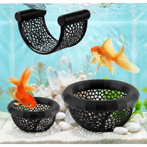3Pcs Betta Hammock Floating Fish Rest Platform, Black Floating Betta Bed & Betta Hide for Nano Tanks, Fish Tank Decor Accessories for Shrimp & Corydoras, Floating Resting Leaf Set for Beta in Kuwait