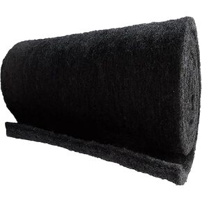 CFS – 10.5" x 72" Carbon Infused Filter Pad Media for Aquariums, Fish Tanks & Ponds – Cut to Fit Charcoal Filter Pads – Removes Odor, Impurities & Discoloration, Improves Water Clarity, Black - 1 Pack in Kuwait