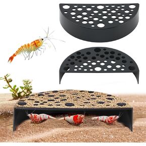 2 Pack Shrimp Cave,Shrimp Hides for Aquarium,ShrimpHideouts Stealth Caves,Shrimps Breeding Protector,Shrimps Breeding Cave Shelter Aquarium Tunnel for Fish Tank Accessories Decor in Kuwait