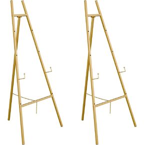 Easel Tabletop Painting Easel 6 Pcs 16"Easels Stand Wooden Easel for Painting Canvases Art Easel for Display/Painting Party/Kids/Adults/Wedding/Classroom/Art Projects in Saudi Arabia