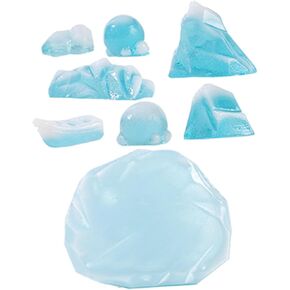 ULTECHNOVO 8Pcs Arctic Iceberg Model Realistic Miniature Polar Scene Decorations for Cake Aquarium Home Office Decor for DIY Enthusiasts and Creative Projects in Kuwait