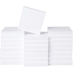 Silverlake Craft Foam Block - 12 Pack of 4x4x2 inch - EPS Polystyrene Square Blocks for Crafting, Modeling, Art Projects and Floral Arrangements - Sculpting Blocks for DIY School and Kids Art Projects in Kuwait