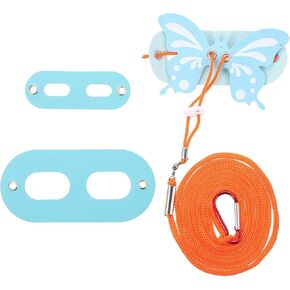 BESPORTBLE Lizard Harness Leash Adjustable Outdoor Reptile Leash Blue Butterfly Shape for Gecko Bearded Dragon Walking in Kuwait