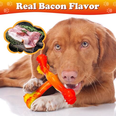 Indestructible Dog Toys for Aggressive Chewers,for Large Dogs,Chew Dogs,Biscuit Shape, Khaki Orange in Kuwait