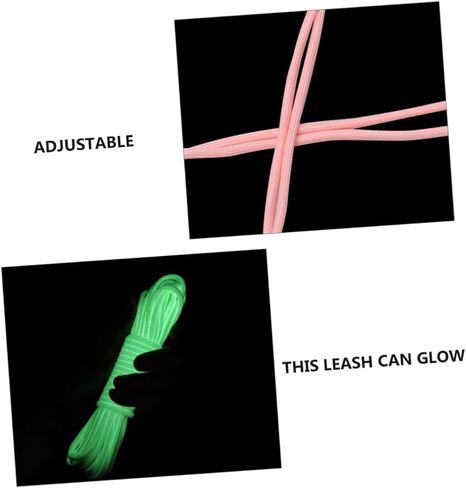 Beavorty 3pcs Adjustable Glow-in-The-Dark Reptile Harness Set with Lightweight Rope Leash for Lizards Bearded Dragons Small Pets Outdoor Walking in Kuwait