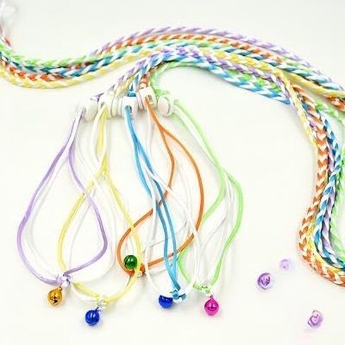 2-piece pet Hamster Leash with Bell, 1.4 Meters Long, Suitable for Guinea Pigs, Squirrels, Rabbits, Small Animal Walking Ropes, Colors Randomly Sent in Kuwait