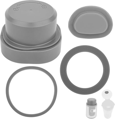 Blade Cover & Vessel Cap Set for Ninja Blast Portable Blender BC100/BC151 Series, Silicone and Plastic Blender Replacement Parts Accessories Leakproof & Dishwasher-Safe (Gray) in Kuwait