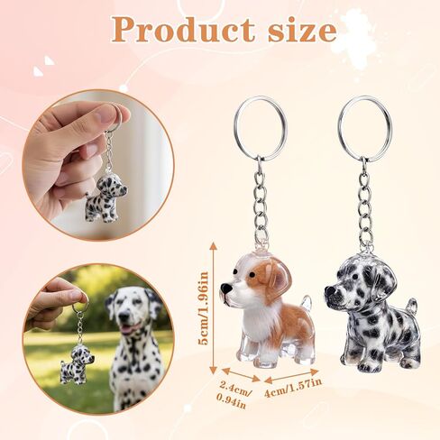 TIESOME 2Pcs Dog Hair Storage Keychain, Pet Hair Collector Keychain Charm Memorial Storage Box Portable Transparent Cute Fur Keepsake Key Chain for Backpacks, Pet Lovers Commemorative Gifts in Kuwait
