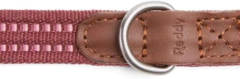 Reddy by Petco Webbed Dog Collar Burgundy Medium in Kuwait