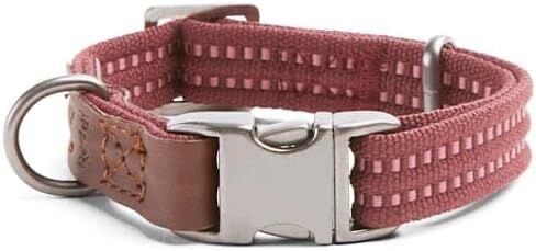 Reddy by Petco Webbed Dog Collar Burgundy Medium in Kuwait