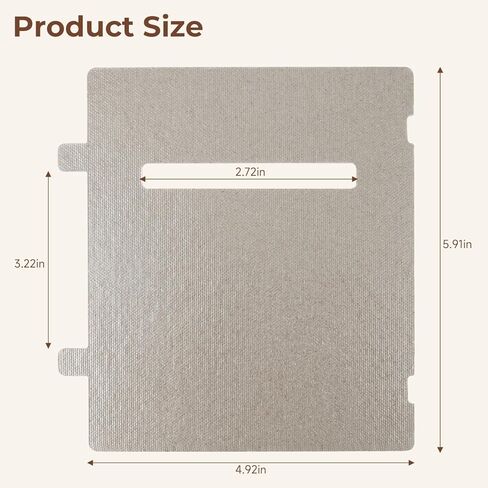 Microwave Canopy Waveguide Cover Mica Sheet Replacement Compatible with GE Profile ZSB9132N2SS PWB7030SL4SS Replace#: WB06X10638 in Kuwait