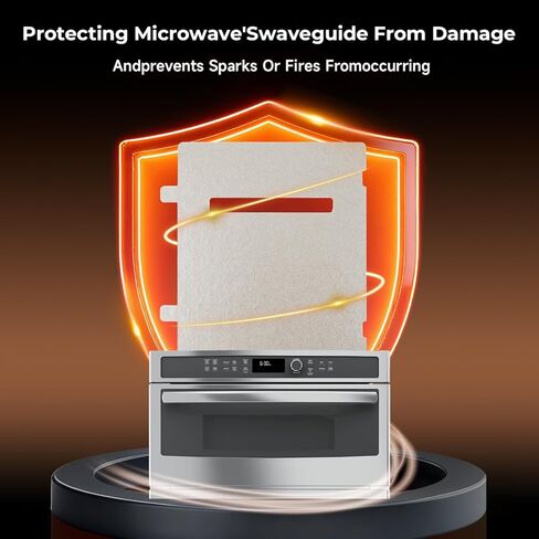 Microwave Canopy Waveguide Cover Mica Sheet Replacement Compatible with GE Profile ZSB9132N2SS PWB7030SL4SS Replace#: WB06X10638 in Kuwait