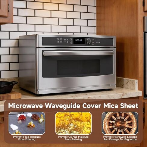Microwave Canopy Waveguide Cover Mica Sheet Replacement Compatible with GE Profile ZSB9132N2SS PWB7030SL4SS Replace#: WB06X10638 in Kuwait
