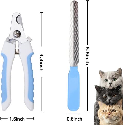 Pet Cat Claw Clippers for Nails,Cat Nail Clippers Trimmer for Indoor Cats in Kuwait