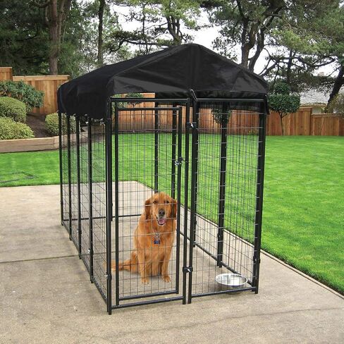Lucky Dog 4'W x 8'L Uptown Replacement Kennel Cover/Tarp in Kuwait