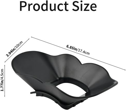 Anti-Splash Flow Hood For Ninja Slushie Machine FS301/FS300, Food-Grade Silicone Funnel & Liquid Guide Cover, for Ninja Slushie, No-Mess Flow Hood Accessories in Kuwait