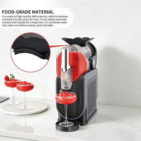Anti-Splash Flow Hood For Ninja Slushie Machine FS301/FS300, Food-Grade Silicone Funnel & Liquid Guide Cover, for Ninja Slushie, No-Mess Flow Hood Accessories in Kuwait