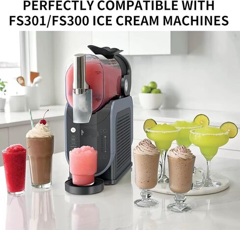 Anti-Splash Flow Hood For Ninja Slushie Machine FS301/FS300, Food-Grade Silicone Funnel & Liquid Guide Cover, for Ninja Slushie, No-Mess Flow Hood Accessories in Kuwait