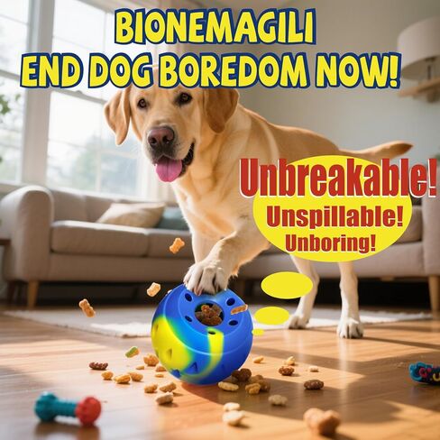 BIONEMAGILI™ Interactive Dog Toy with Freeze Tray - 8-in-1 Puzzle Feeder, Durable Silicone for Aggressive Chewers, Slow Feeder to Reduce Anxiety (3 Challenge Levels for Small/Large Dogs) in Kuwait