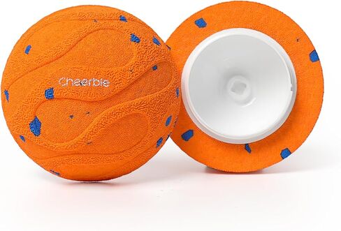 Cheerble Smart Interactive Dog Toy, Wicked Ball AIR Neo, Heartbeat Puppy Toy Automatic Moving, Bouncing, and Rotating, ETPU Material, IPX7 Waterproof Rating, Active Rolling Ball for Medium & Large Dog in Saudi Arabia