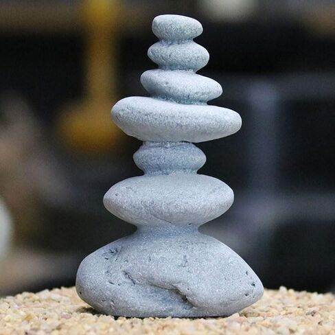 2Pcs Chinese Elder Statues Playing Chess Landscape Artificial Rockery Landscape Fish Tank Aquarium Decor Stone Figurines Accessories Miniature Bonsai Landscaping Decorations in Kuwait