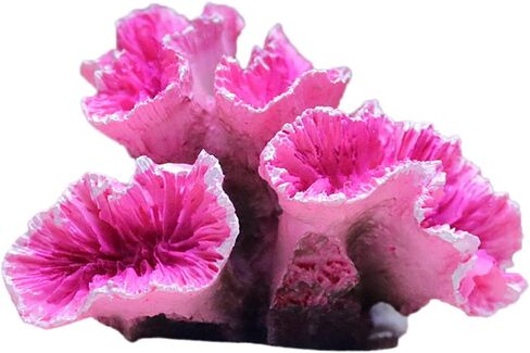 Artificial Coral Plant Aquarium Color Ornaments Polyresin Coral Decor Fish for Decoration Resin Coral Fish Hous in Kuwait