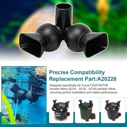 فوهة إخراج بديلة لمجموعة مرشحات العلبة عالية الأداء Fluval Fx4/Fx5/Fx6، فوهة إرجاع حوض السمك لقطع غيار Fluval Fx4، Fx5 Fx6 in Kuwait