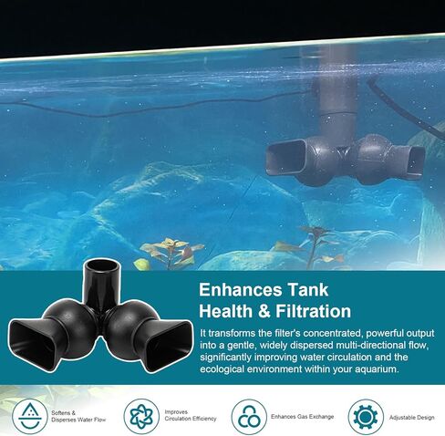فوهة إخراج بديلة لمجموعة مرشحات العلبة عالية الأداء Fluval Fx4/Fx5/Fx6، فوهة إرجاع حوض السمك لقطع غيار Fluval Fx4، Fx5 Fx6 in Kuwait