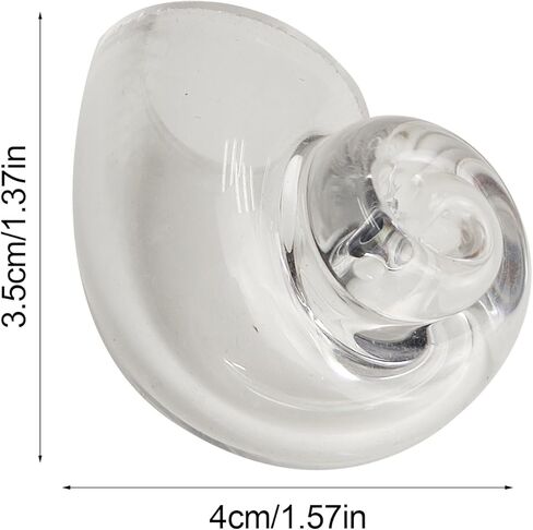 Large Hermit Crab Shells | Hermit Crab Habitat - Glass Large Clear Reptiles Crustaceans Conch Habitat Ornaments for Marine Aquarium Terrarium Fish Spiral Tank Decor in Kuwait