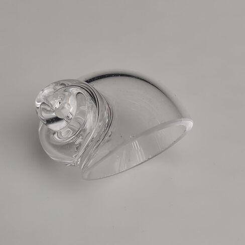 Large Hermit Crab Shells | Hermit Crab Habitat - Glass Large Clear Reptiles Crustaceans Conch Habitat Ornaments for Marine Aquarium Terrarium Fish Spiral Tank Decor in Kuwait