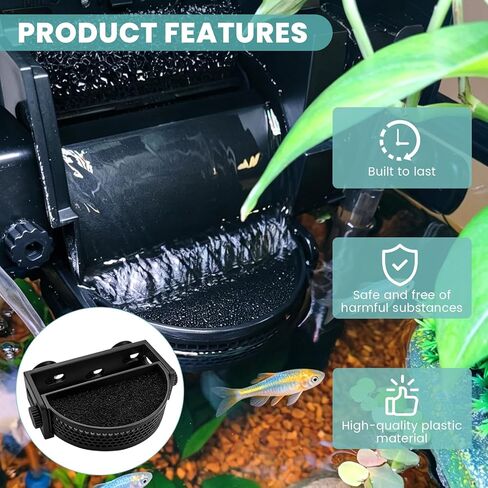 Aquarium Filter Baffle with Suction Cups, Aquarium Filter Flow Reducer, Water Calmer and Flow Reducer for Betta Fish & Shrimp in Kuwait