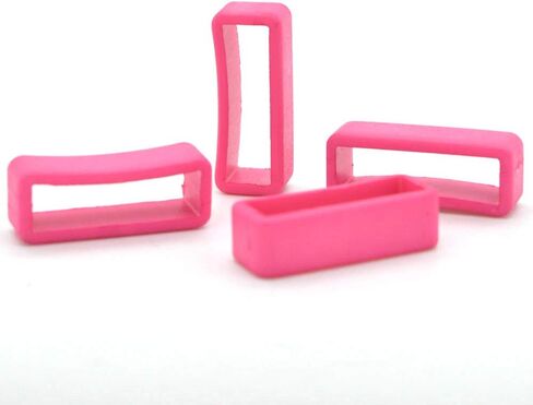 HSDOUBLE 24pcs 5/8"(17mm) Colorful Belt Loop Keeper for Dog Collar Harness Backpack Straps in Kuwait